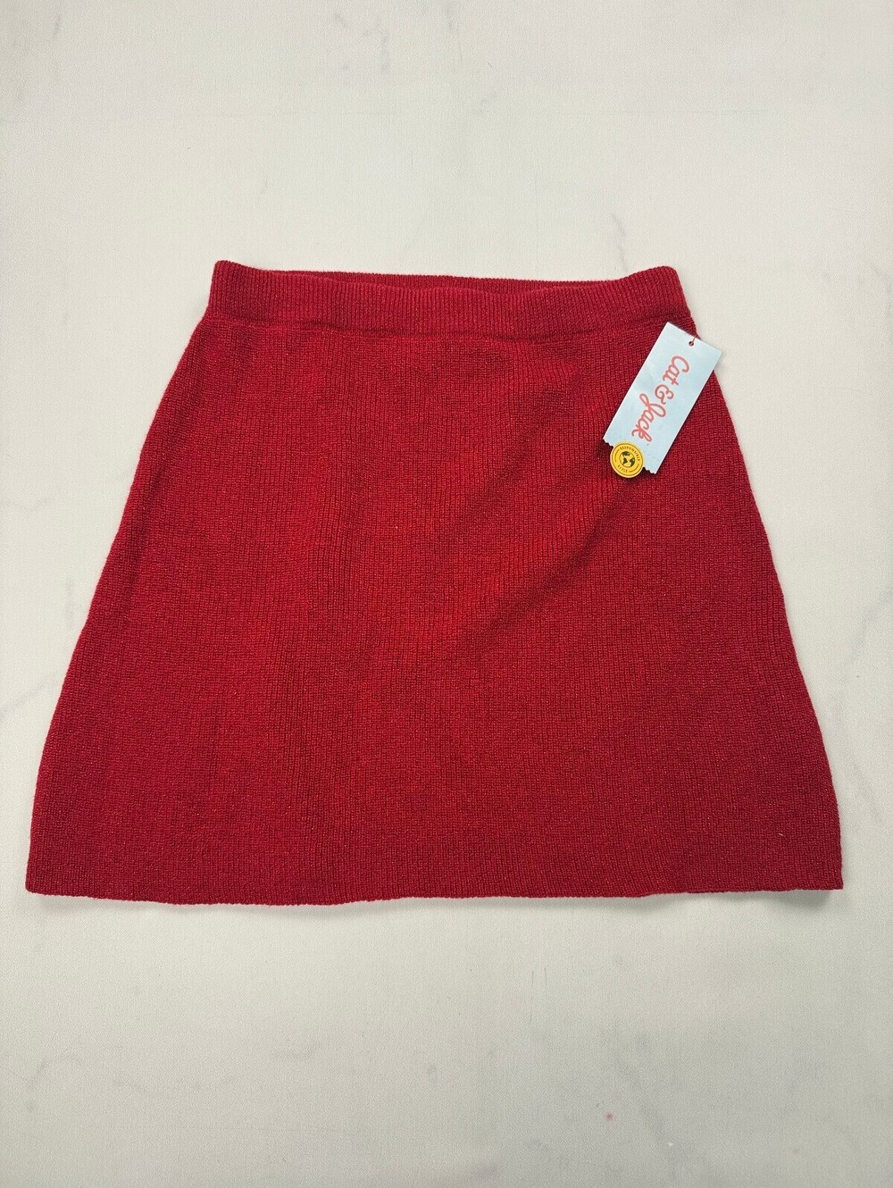 Cat & Jack Skirt Mini Skirt Red Modern Fitted - Girls L (10/12)